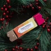 Shower Steamer x Mini Lip Balm Bon Bon | Happy Holidays Shower Steamer x Mini Lip Balm Bon Bon | Happy Holidays
